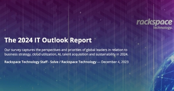 AI And Cloud Transformation Dominate IT Investment Priorities For 2024   Rackspace Technology 